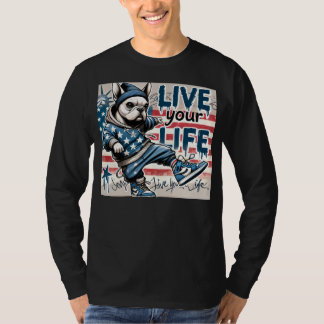 live your life tシャツ