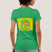 Live Your Life with サイケデリック Zest Tシャツ (裏面)