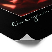 Live Your Passionバラポスター ポスター (角)