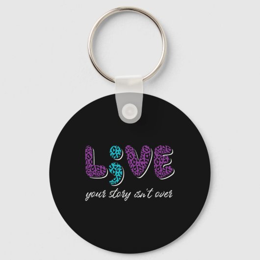 Live Your Story Is Over - Shide Prevention Aw キーホルダー (正面)