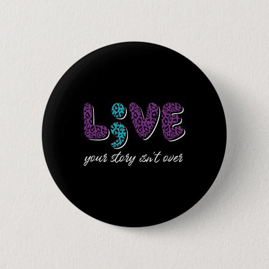 Live Your Story Is Over - Shide Prevention Aw 缶バッジ (正面)