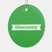 #LiveCountry セラミックオーナメント (左)