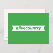 #LiveCountry ポストカード (正面/裏面)