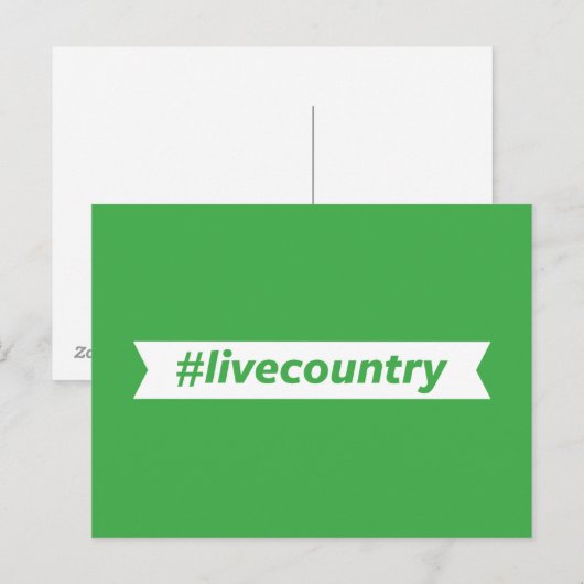 #LiveCountry ポストカード (正面/裏面)