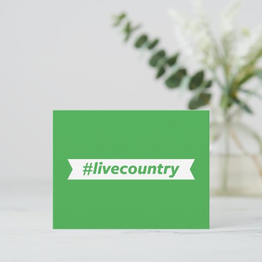 #LiveCountry ポストカード (スタンド正面)