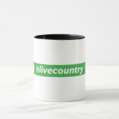 #LiveCountry マグカップ (中央)