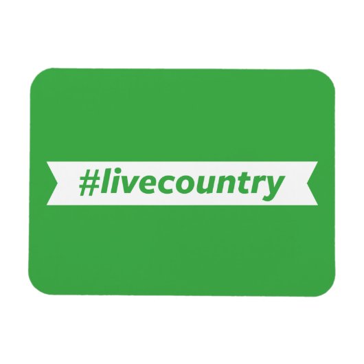 #LiveCountry マグネット (横)