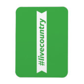 #LiveCountry マグネット (縦)