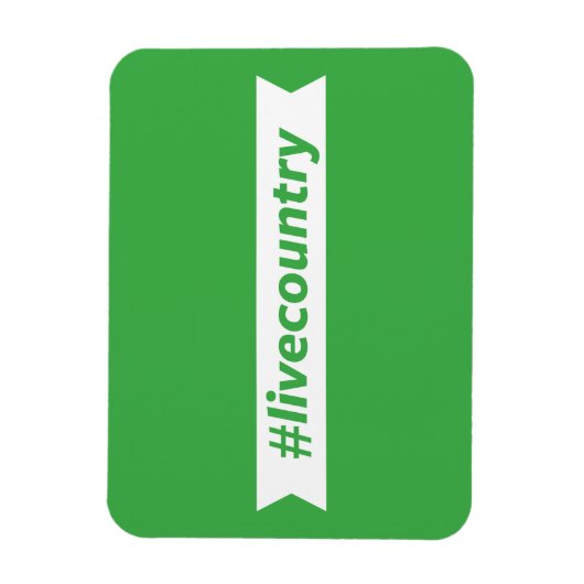 #LiveCountry マグネット (縦)