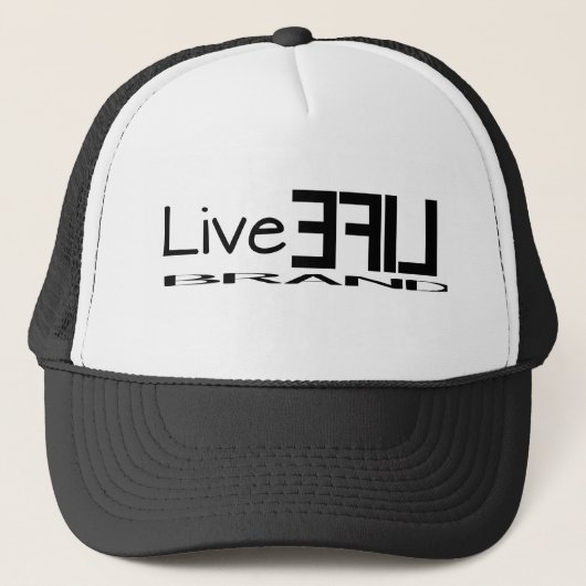 LiveLifeのブランドのトラック運転手の帽子 キャップ (正面)