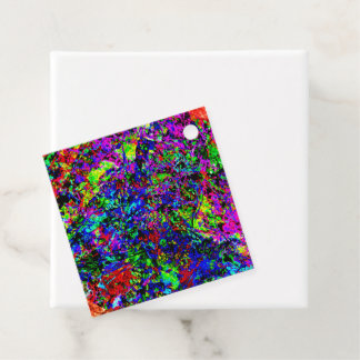 Lively abstract Favor Tags,Blast color abstract  フェイバータグ