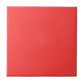 Lively Coral Red #ff4040 Vibrant Accent タイル (正面)