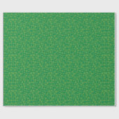 Lively Green Dot Patterns for Organic Design ラッピングペーパー (フラット)