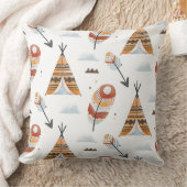 Lively Hues Accent Pillow クッション (ブランケット)