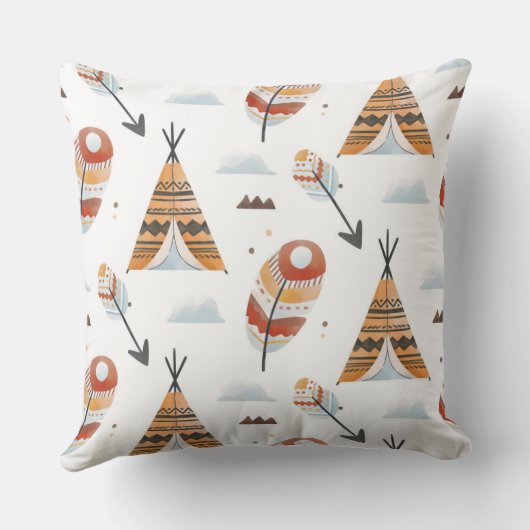 Lively Hues Accent Pillow クッション (裏面)