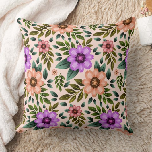 Lively Hues Pillow クッション (ブランケット)
