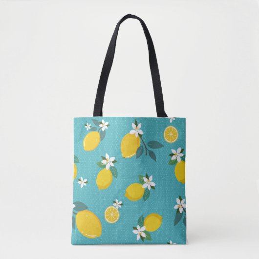 lively lemons tote bag トートバッグ (正面)