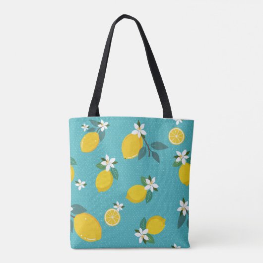 lively lemons tote bag トートバッグ (裏面)