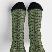 Lively Paper Kite, Blue Tiger Butterflies ソックス (上部)