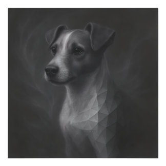 Lively Spirit – Jack Russell Geometry フォトプリント