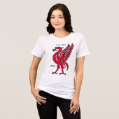 Liver Bird YNWA オリジナルグッズ トライブレンドTシャツ (正面全面)