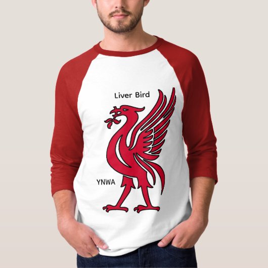Liver Bird YNWA オリジナルグッズ Tシャツ (正面)