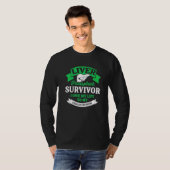 Liver Transplant Survivor Life Organ Organ Warrior Tシャツ (正面フル)