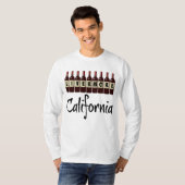 Livermore California Red Wine Bottles Tasting Fun Tシャツ (正面フル)