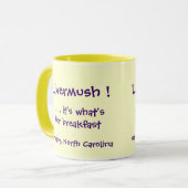 Livermush! それはであるものが朝食のマグのためです マグカップ (正面左)