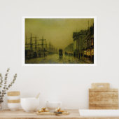 Liverpool Docks Customs House and Salthouse Docks, ポスター (キッチン)