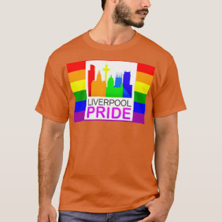 Liverpool Gay Pride Liverpool LGBT Liverpool Rainb Tシャツ