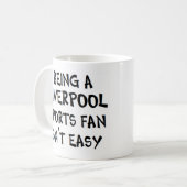 liverpool sports fan, being コーヒーマグカップ (正面左)