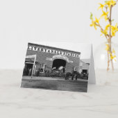 Livery Stable, 1865 カード (黄色い花)