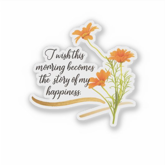 Lives and Shine Beyond Limitsフローラシール シール (正面)