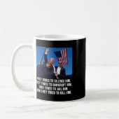 Lives Donald Trump Mug Shot – 投降しない コーヒーマグカップ (左)