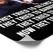 Lives Donald Trump Mug Shot – 投降しない ポスター (角)