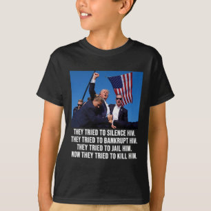 Lives Donald Trump Mug Shot – 投降しない Tシャツ