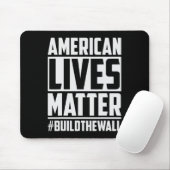 Lives Problem #buildthewall Trump Usa 2020デザイン マウスパッド (マウス)