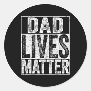 Lives Problem Fanteers DayパパLife Shirt ラウンドシール