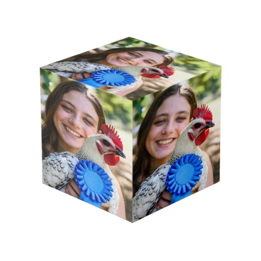 Livestock Show Poultry Photo Customize フォトキューブ (正面アングル)