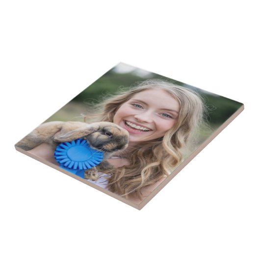 Livestock Show Rabbit Photo Customize タイル (側面)