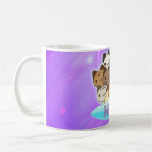 Livestreamのマグ コーヒーマグカップ (左)