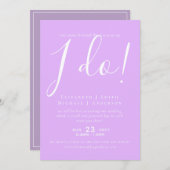 Livestreaming結婚式の招待 – 私が言うことを見る! (正面/裏面)