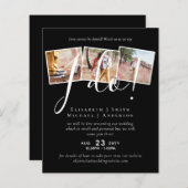 Livestreaming結婚式の招待 – 私が言うことを見る！ (正面/裏面)