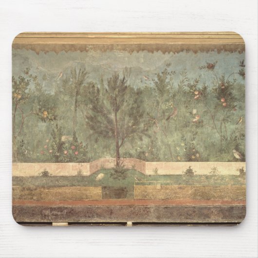 「Liviaの別荘からの庭の絵画 マウスパッド (正面)
