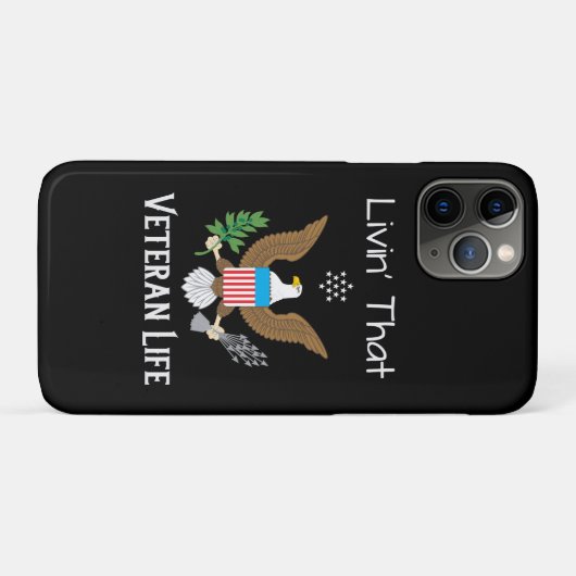 Livin'その退役軍人ライフApple iPhone 11ケース Case-Mate iPhoneケース (裏面(横))
