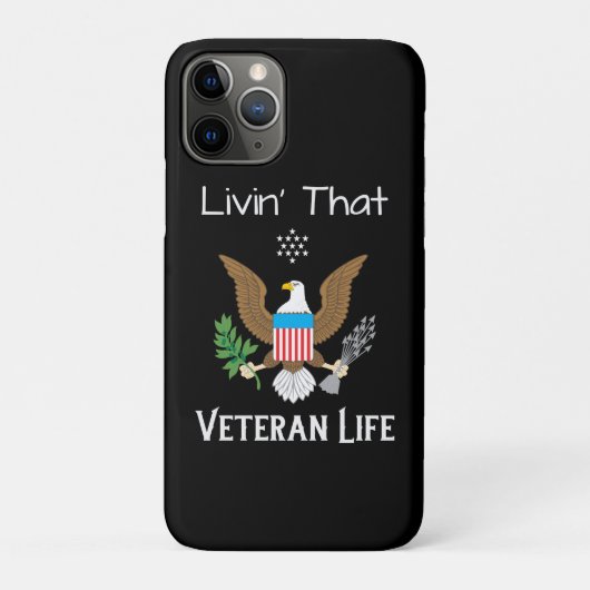 Livin'その退役軍人ライフApple iPhone 11ケース Case-Mate iPhoneケース (裏)