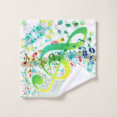 Livinの生命Lovin音楽!! ノベルティ バスタオルセット (ウォッシュタオル)