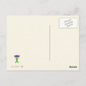 LivinのLaのVida Goataのおもしろいなわめくヤギのデザイン ポストカード (裏面)