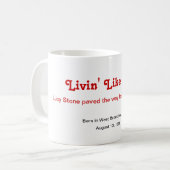 Livinはルーシーのマグを好みます コーヒーマグカップ (正面左)